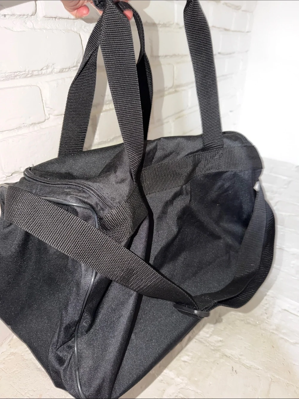 Small light weight Adidas duffel bag. Monogrammed to X games Los Angeles